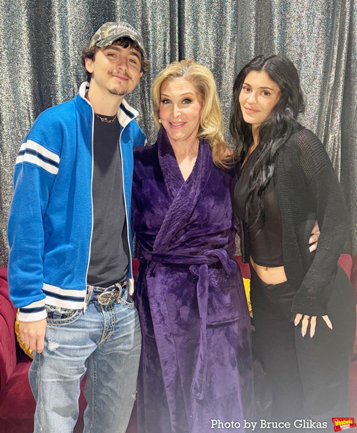 Timothée Chalamet, Bianca Leigh and Kylie Jenner at 