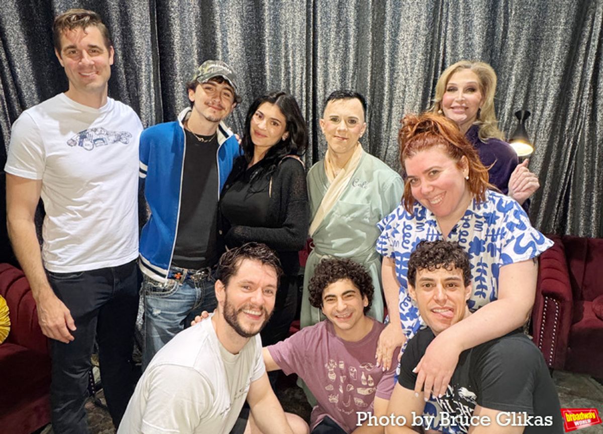 artin Landry, Timothée Chalamet, Kylie Jenner, James Scully, Cole Escola, Tony Macht, Julian Manjerico, Hannah Solow and Bianca Leigh at 