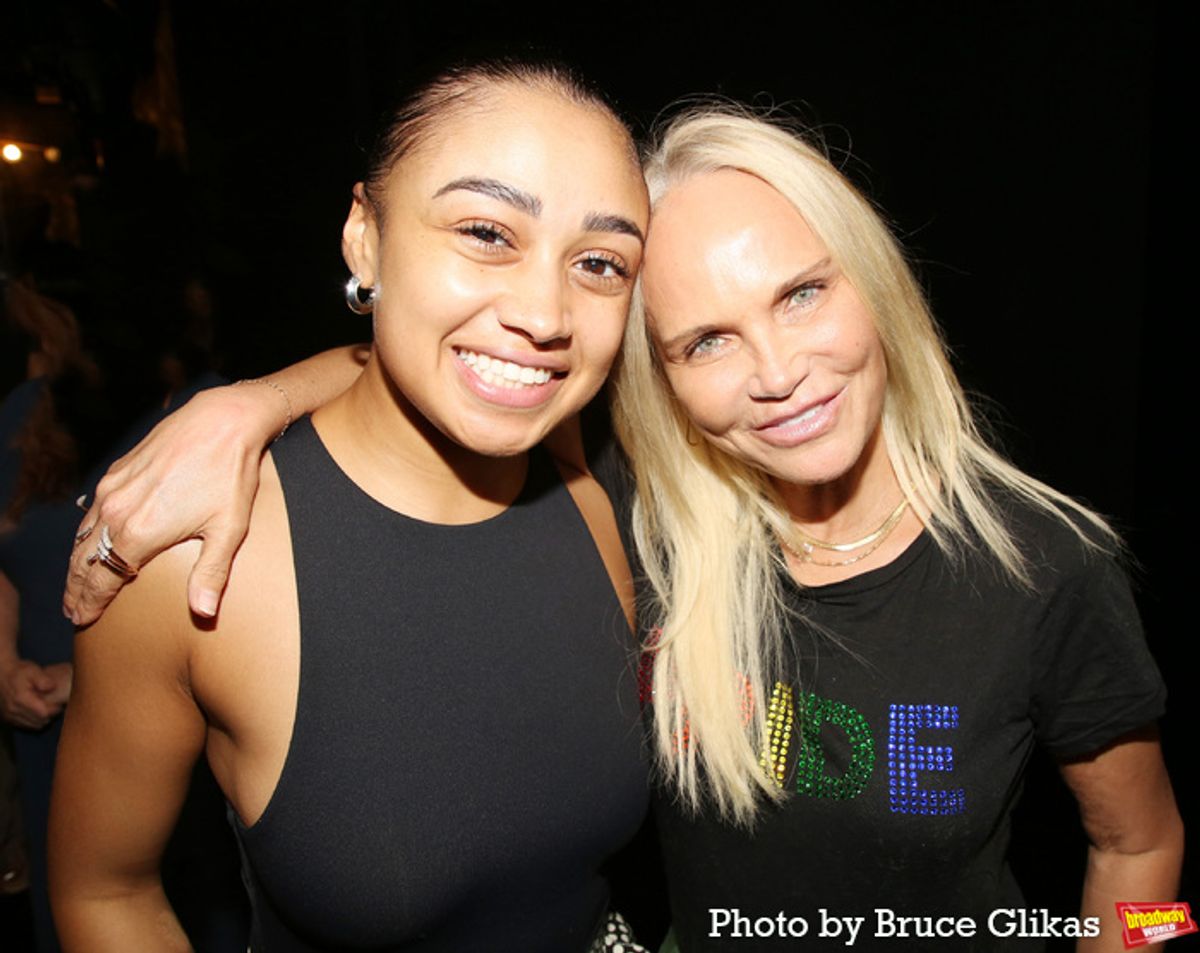 Jasmine Amy Rogers and Kristin Chenoweth  at 