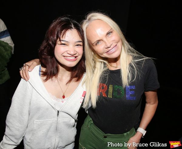 Angelica Hale and Kristin Chenoweth Photo