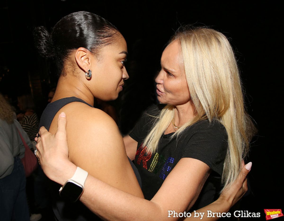 Jasmine Amy Rogers and Kristin Chenoweth  at 