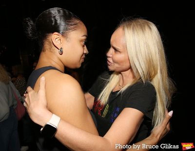 Jasmine Amy Rogers and Kristin Chenoweth  Photo