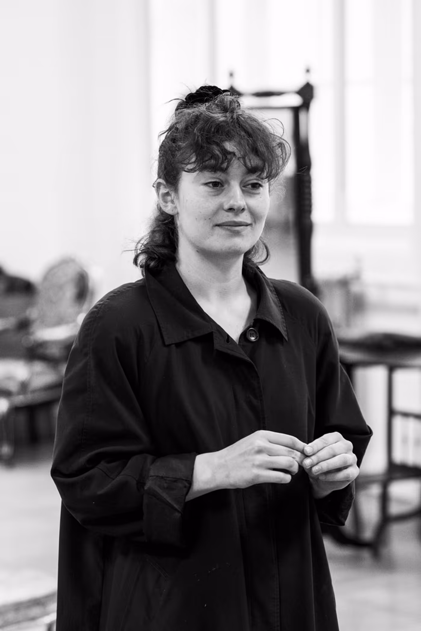 Photos: Ralph Fiennes and Miranda Raison in GRACE PERVADES Rehearsals  Image