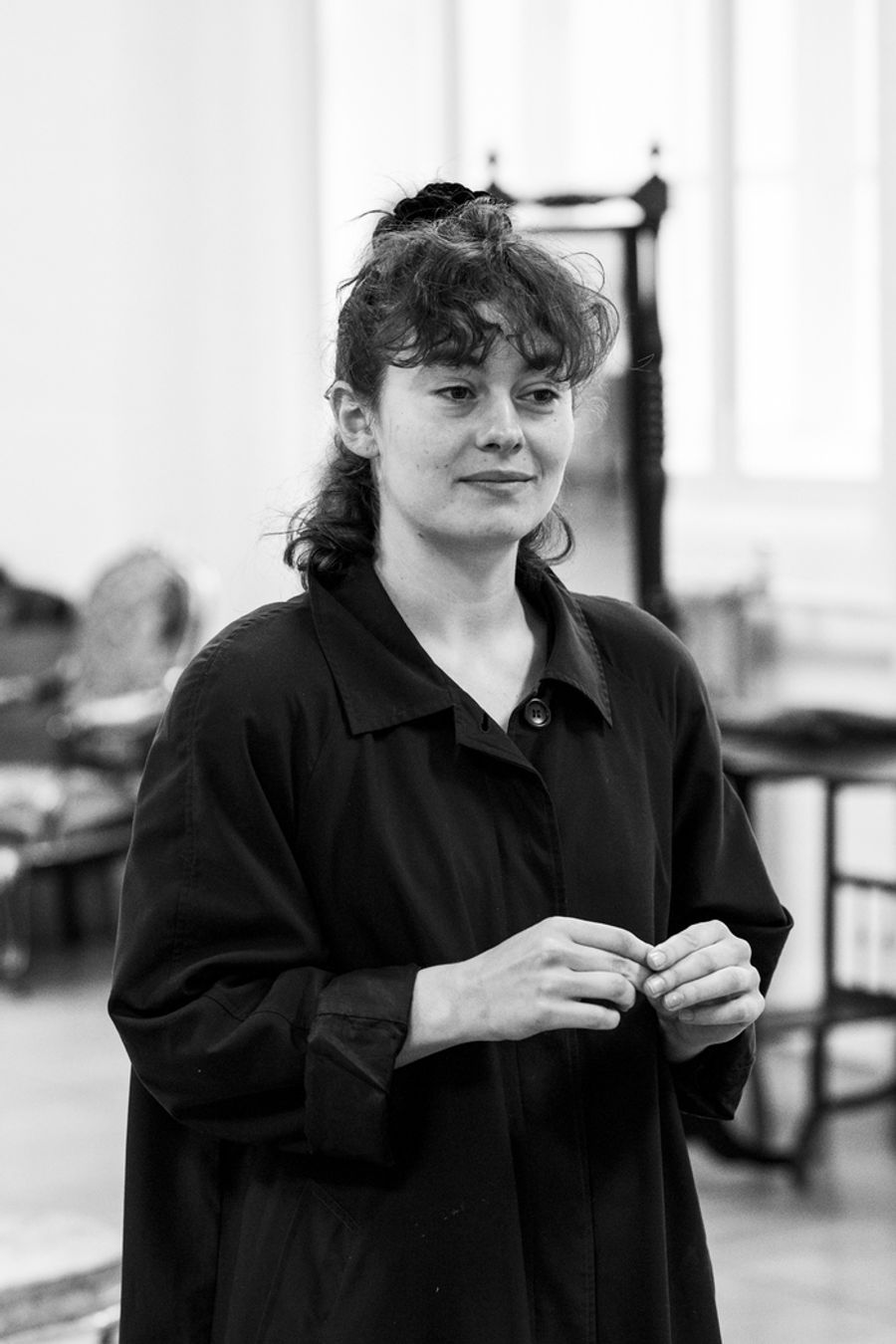 Photos: Ralph Fiennes and Miranda Raison in GRACE PERVADES Rehearsals Image