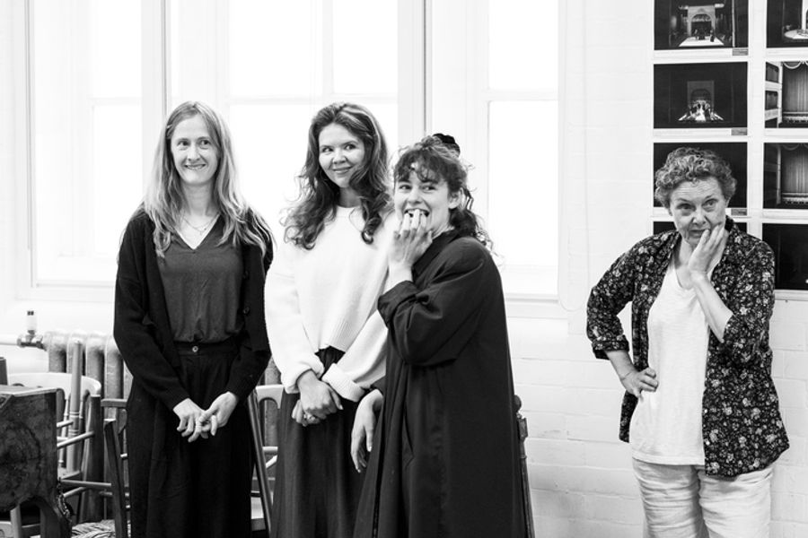 Photos: Ralph Fiennes and Miranda Raison in GRACE PERVADES Rehearsals Image
