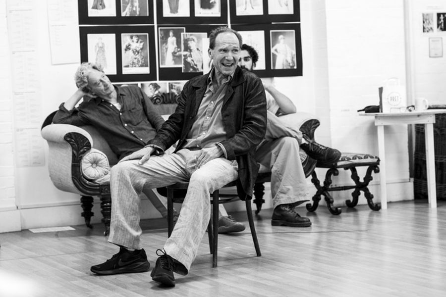 Photos: Ralph Fiennes and Miranda Raison in GRACE PERVADES Rehearsals Image