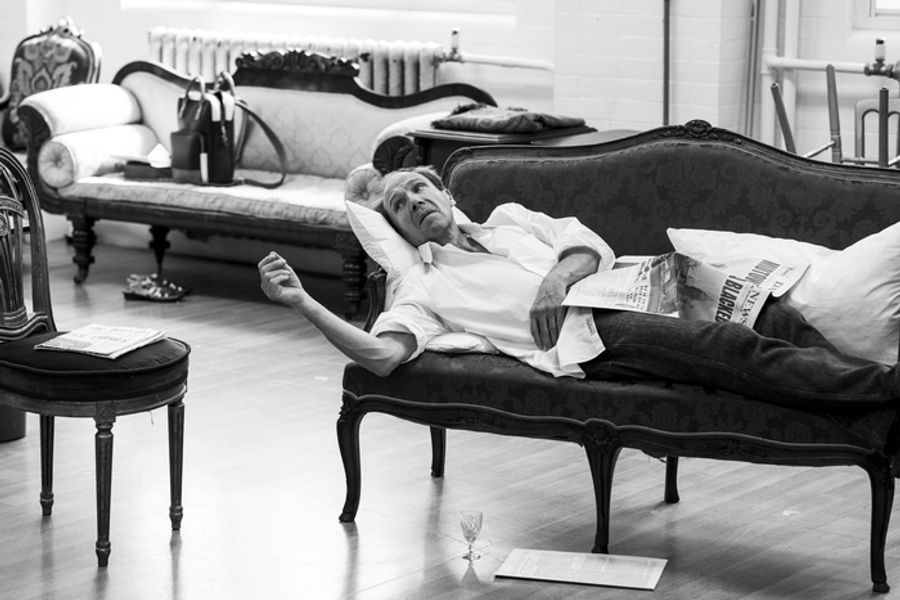 Photos: Ralph Fiennes and Miranda Raison in GRACE PERVADES Rehearsals Image