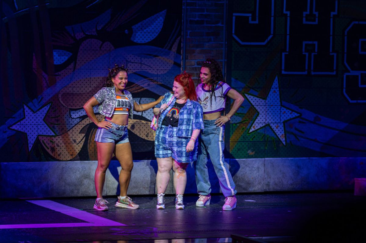 Ayla Ciccone-Burton, Katy Geraghty and Aj Paramo at 