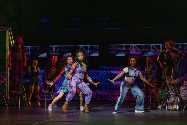 Kennedy Holmes and members of the company Photo