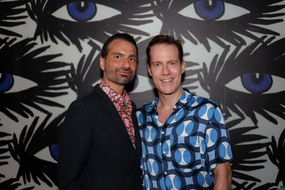 From the left: PRODUCER TOMMASO CARTIA & DIRECTOR DAVID JAMES PARR. Photographed by G Photo