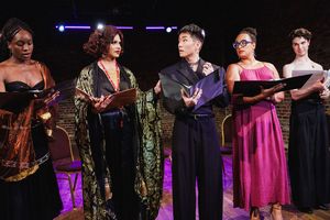 Arew Basit, Alexis Michelle, Wesley Han, Ianne Fields Stewart, and Noah Pyzik @ BroadwayWorld Arew Basit, Alexis Michelle, Wesley Han, Ianne Fields Stewart, and Noah Pyzik Photo