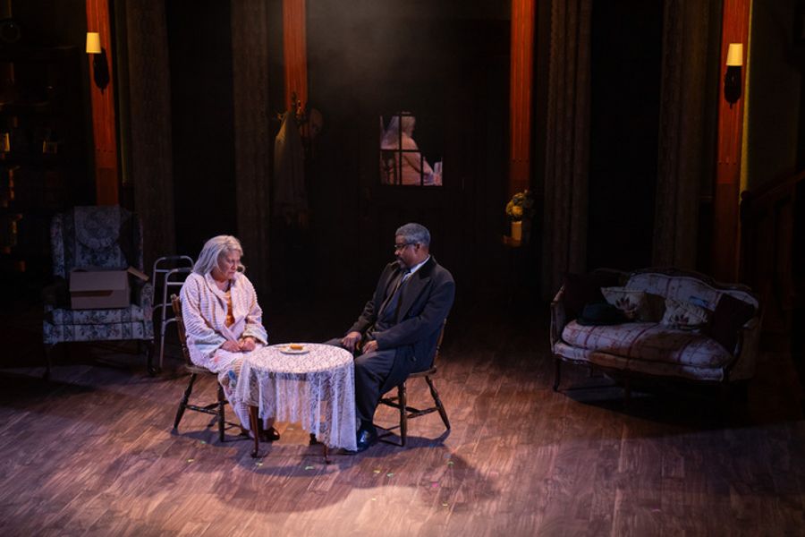 Photos: Judy Kaye, Bernard Dotson and Jim Poulos in DRIVING MISS DAISY at Theatre Aspen Image