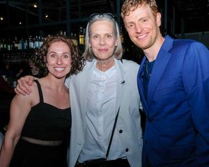 Director/Artistic Director Audrey Francis, ensemble member Amy Morton and Nick Gehlfu Photo