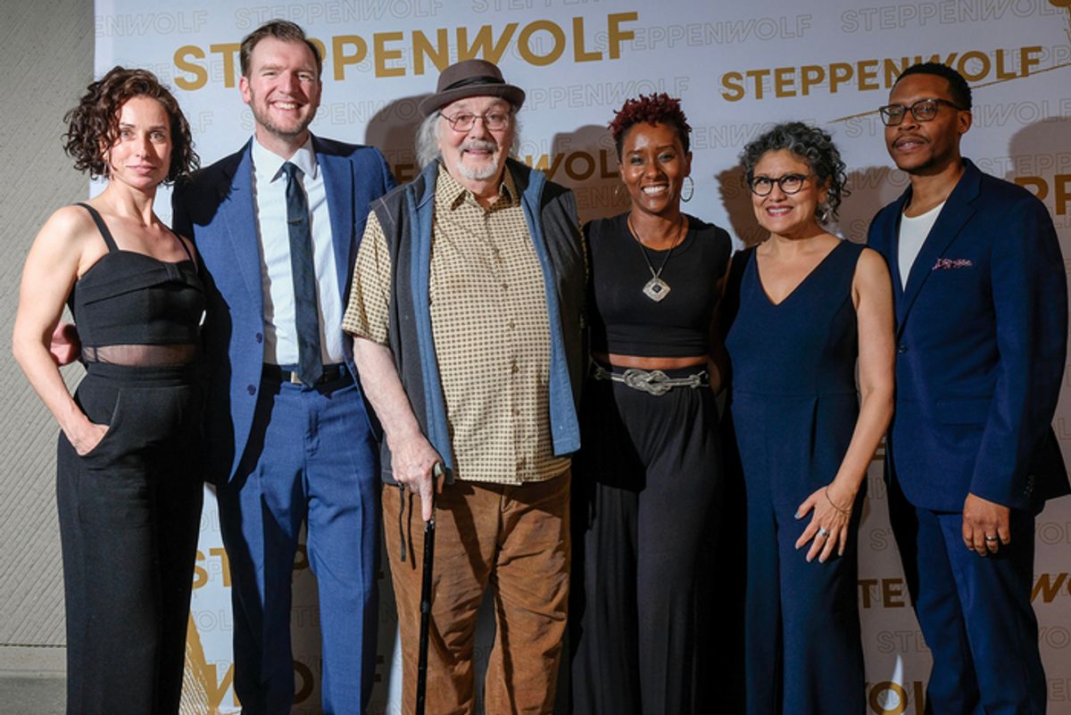 Ensemble members Audrey Francis, Cliff Chamberlain, Robert Breuler, Celeste M. Cooper, Sandra Marquez and Namir Smallwood at 