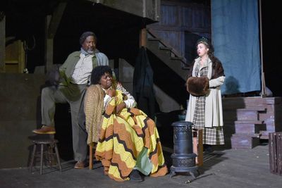 Gerald C. Rivers, Earnestine Phillips and Emily Bridges  Photo by Ian Flanders Photo