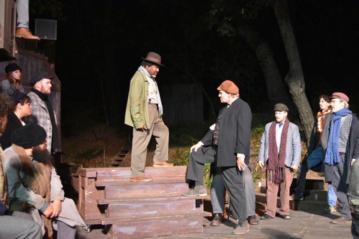 Gerald C. Rivers, Tom Allard and Ensemble  Photo by Ian Flanders at Photos: STRIFE By John Galsworthy Opens This Weekend In Outdoor Production At Theatricum