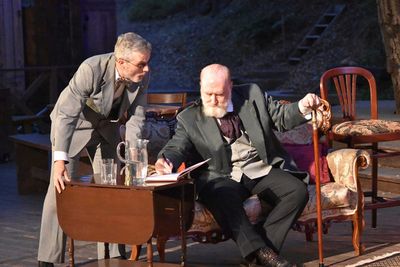 Andy Stokan and Franc Ross  Photo by Ian Flanders Photo