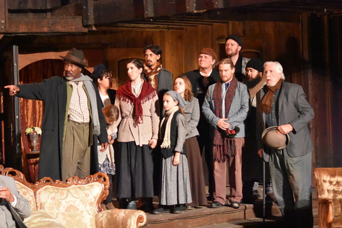 Gerald C. Rivers and Ensemble  Photo by Ian Flanders at Photos: STRIFE By John Galsworthy Opens This Weekend In Outdoor Production At Theatricum
