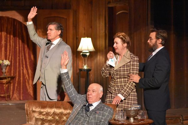 Ted Dane, Alan Blumenfeld, Emily Bridges and Sam Cowan  Photo by Ian Flanders Photo