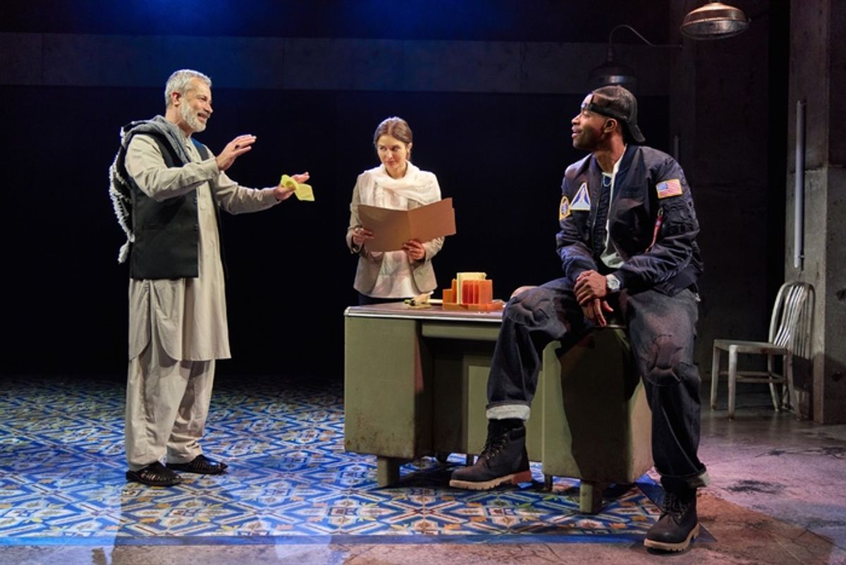 Dariush Kashani, Stephanie Nur and Jay Ellis at 