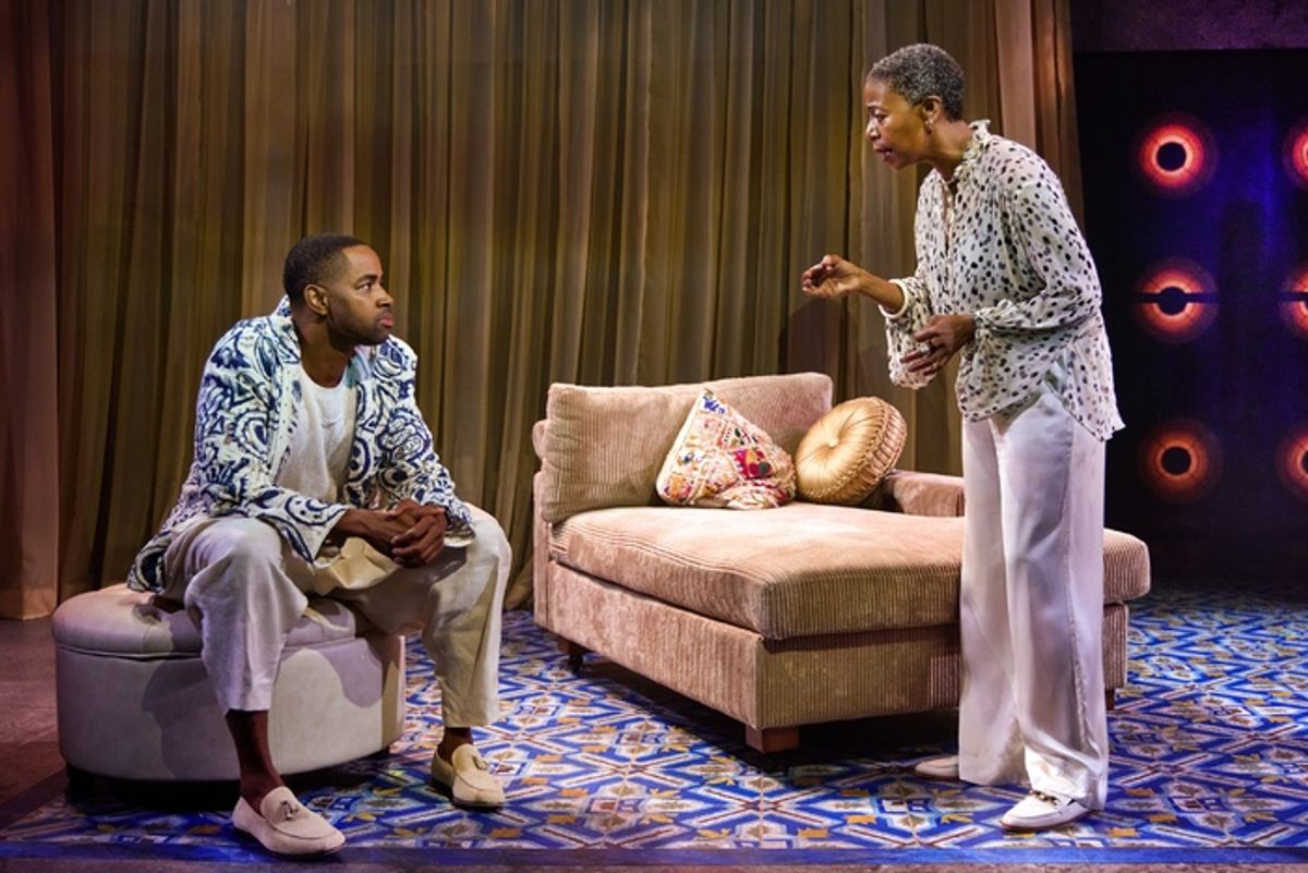 Jay Ellis and Noma Dumezweni at 