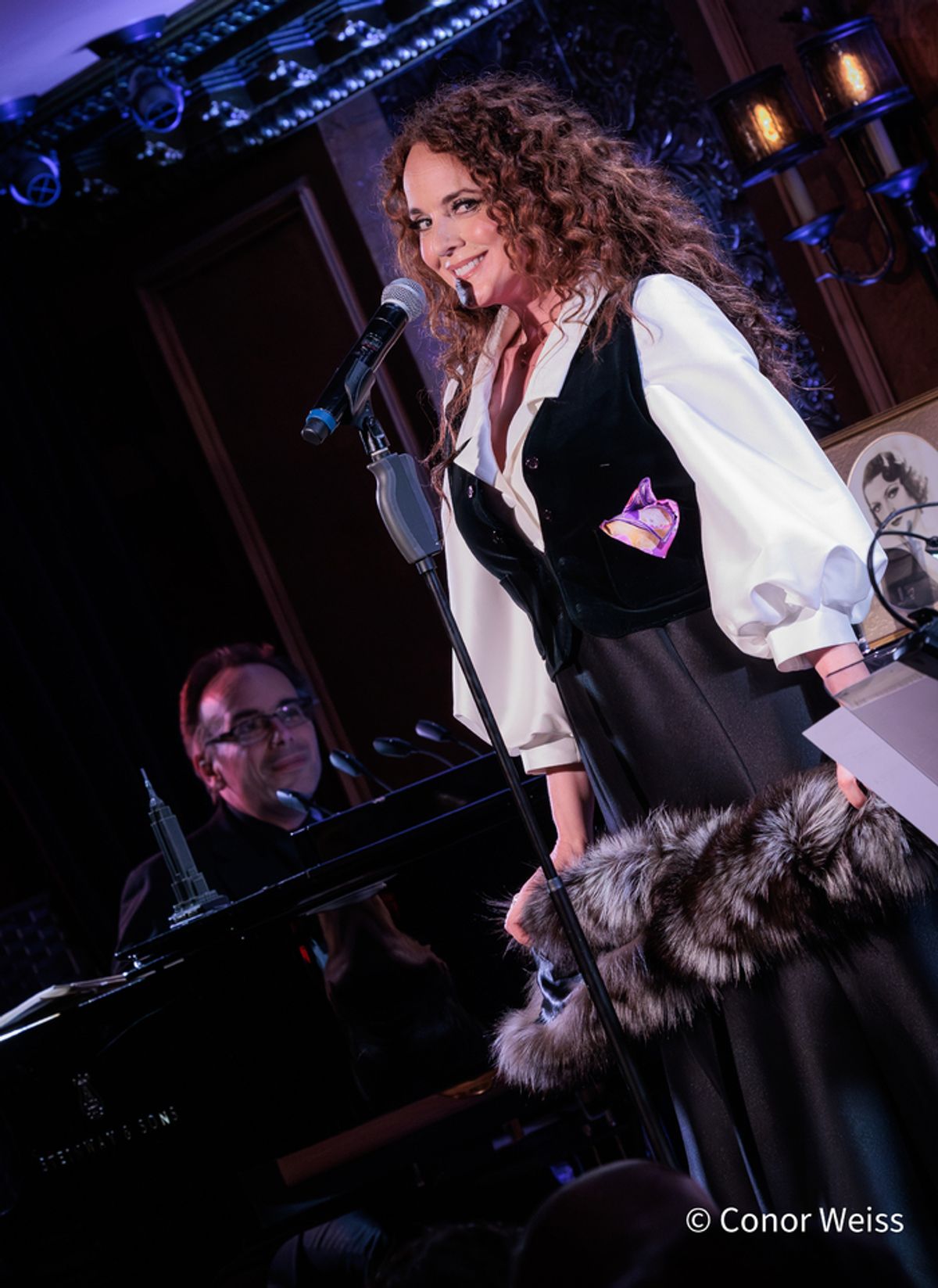 Melissa Errico and Tedd Firth. Photo credit: Conor Weiss at 