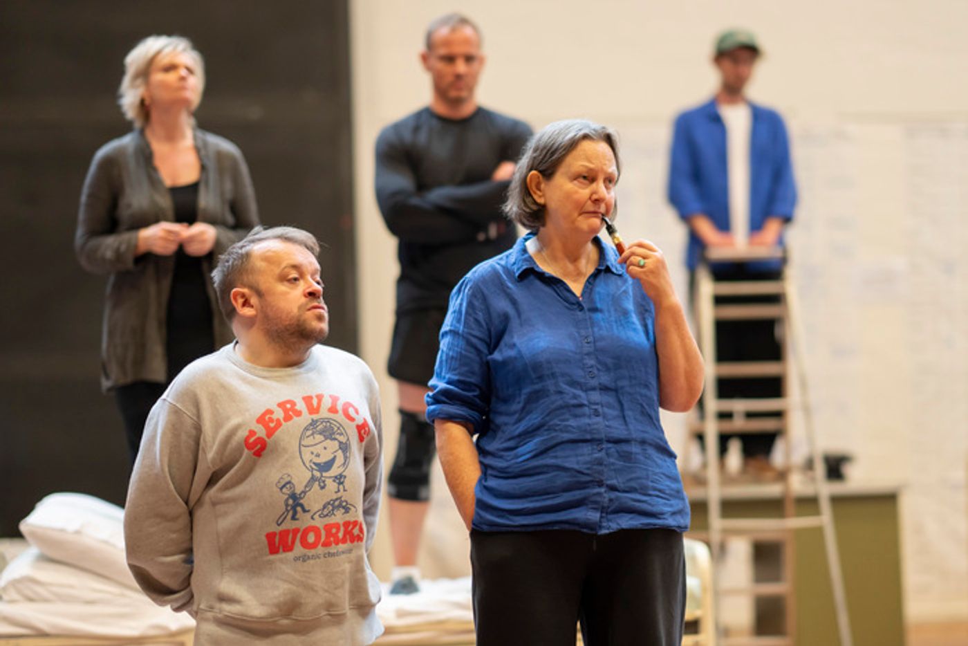 Photos: Michael Sheen and More in Rehearsal For NYE at the National Theatre  Image