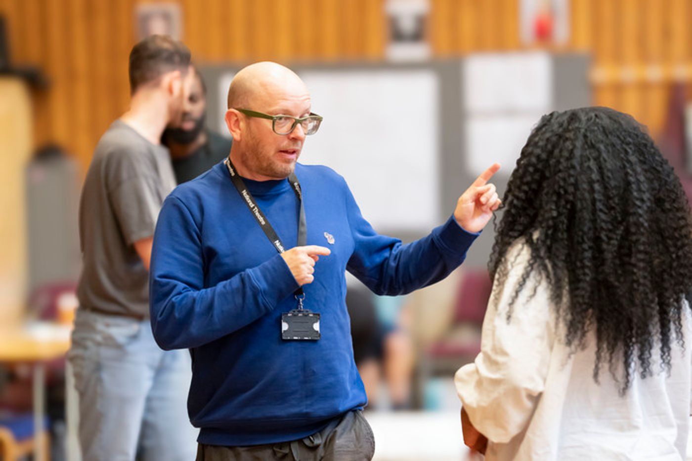 Photos: Michael Sheen and More in Rehearsal For NYE at the National Theatre  Image