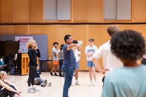 Luis Salgado en los ensayos con Feature Group  Photo