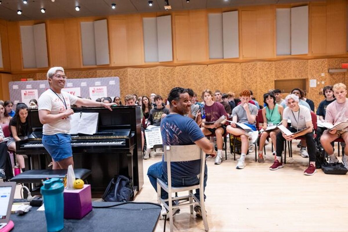 Luis Salgado en los ensayos con Feature Group  at 