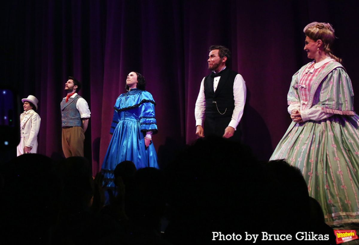 Tony Macht, James Scully, Cole Escola as Mary Todd Lincoln, Conrad Ricamora and Bianca Leigh  at 