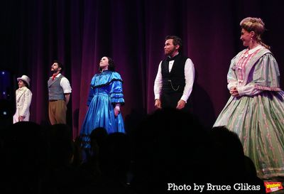 Tony Macht, James Scully, Cole Escola as Mary Todd Lincoln, Conrad Ricamora and Bianc Photo