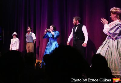 Tony Macht, James Scully, Cole Escola as Mary Todd Lincoln, Conrad Ricamora and Bianc Photo
