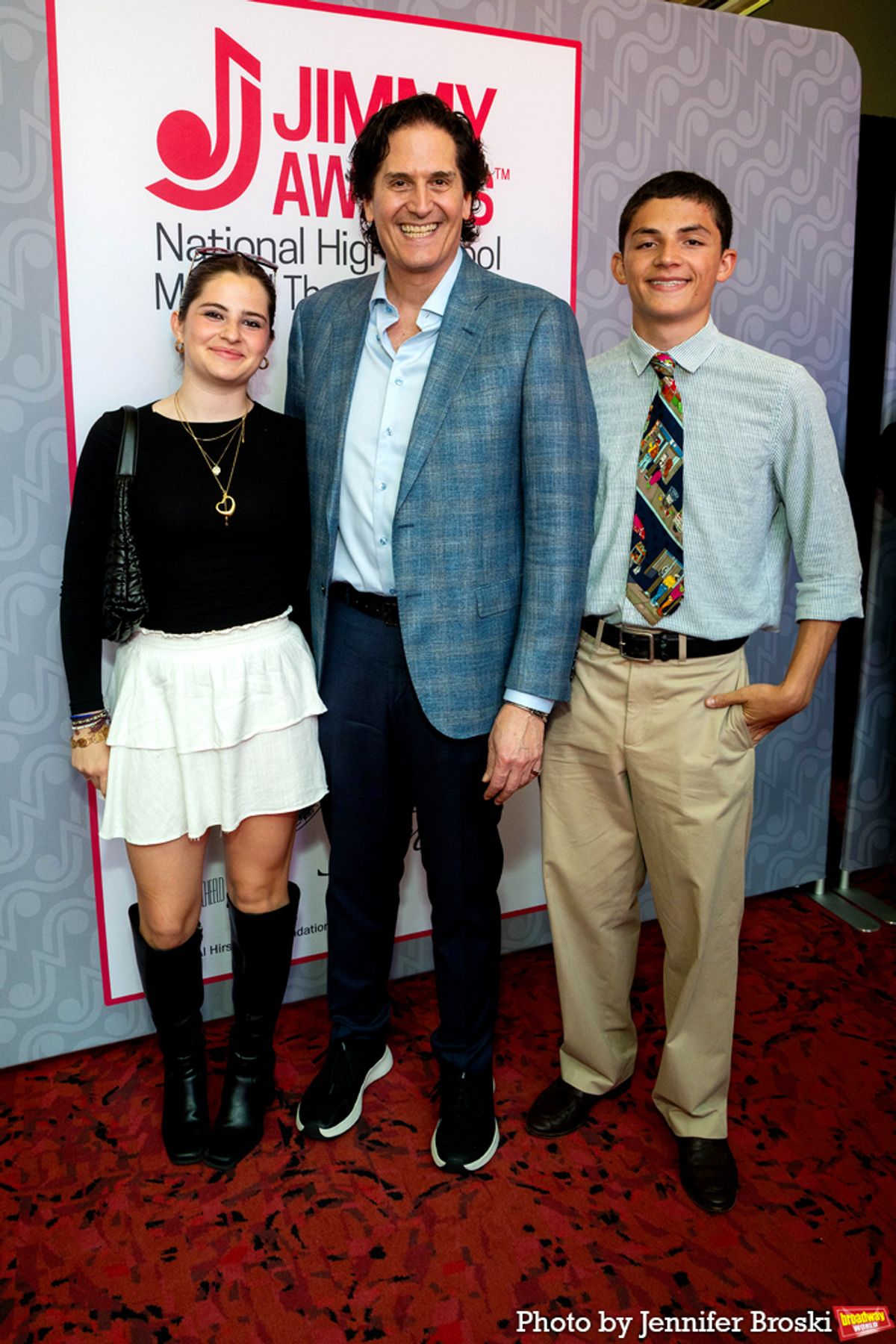 Nick Scandalios and family at 