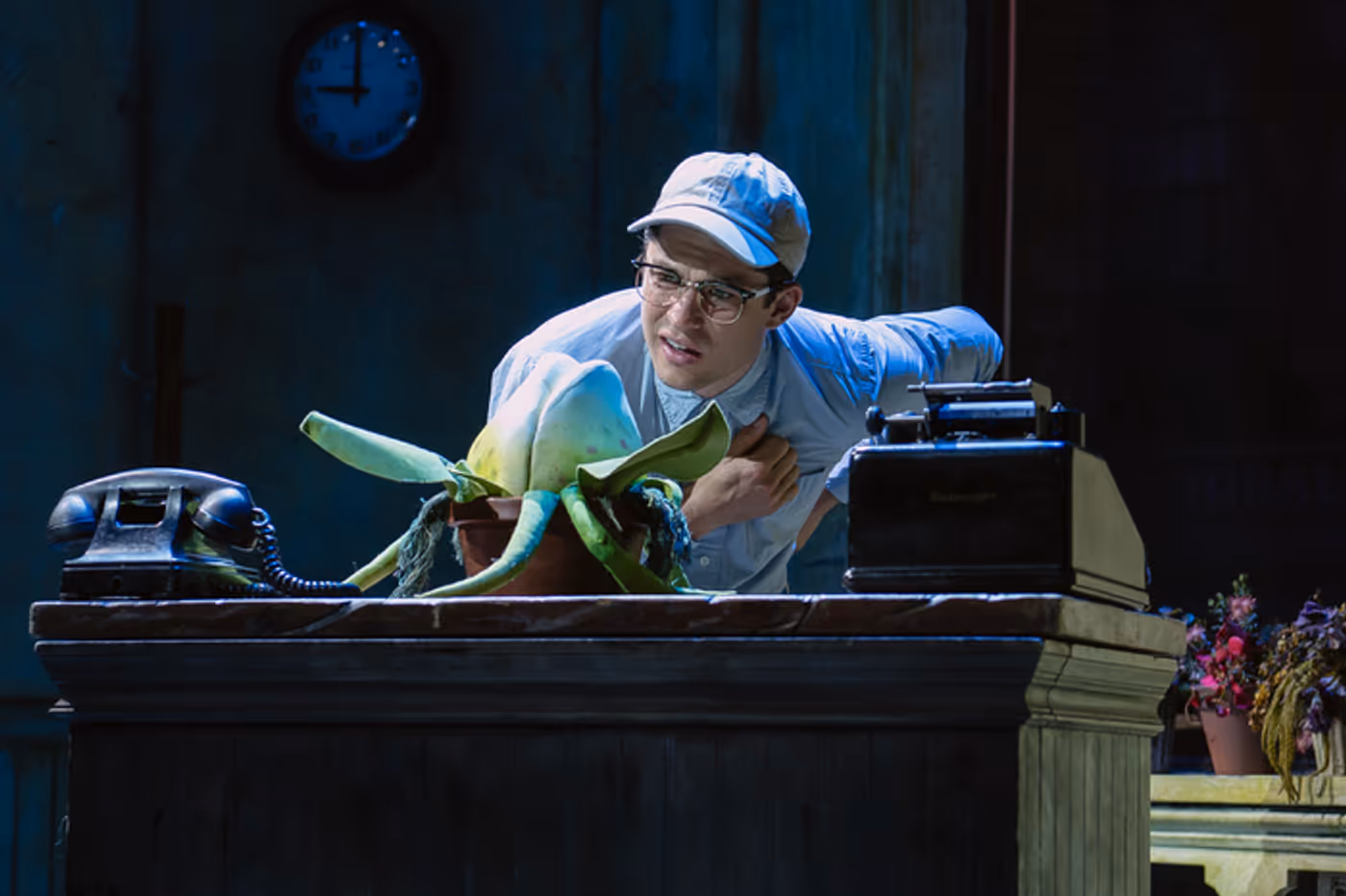 Photos: Elizabeth Gillies & Graham Phillips in LITTLE SHOP OF HORRORS  Image