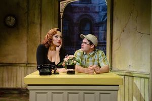 Elizabeth Gillies and Graham Phillips @ BroadwayWorld Elizabeth Gillies and Graham Phillips Photo