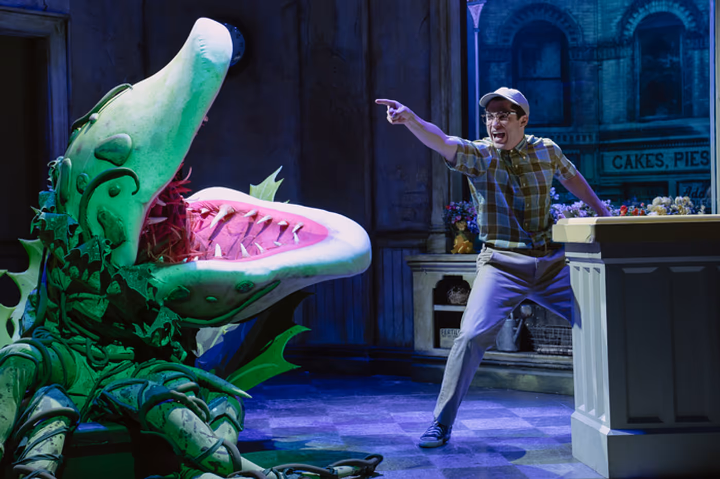 Photos: Elizabeth Gillies & Graham Phillips in LITTLE SHOP OF HORRORS  Image