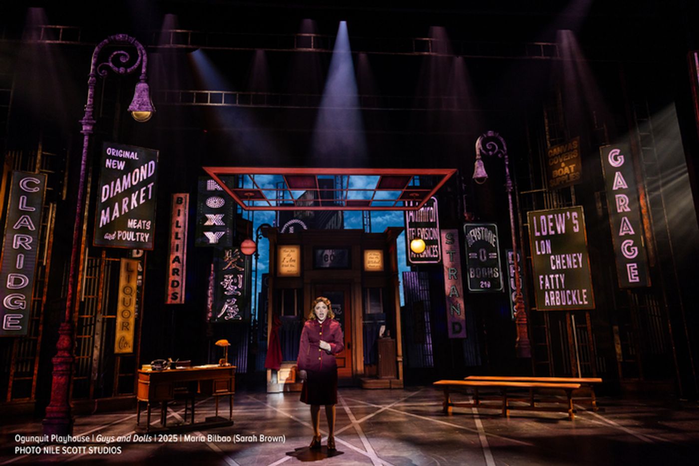 Photos: Rob McClure, Mykal Kilgore, Bianca Marroquín & Ephraim Sykes in GUYS AND DOLLS at Ogunquit Playhouse  Image