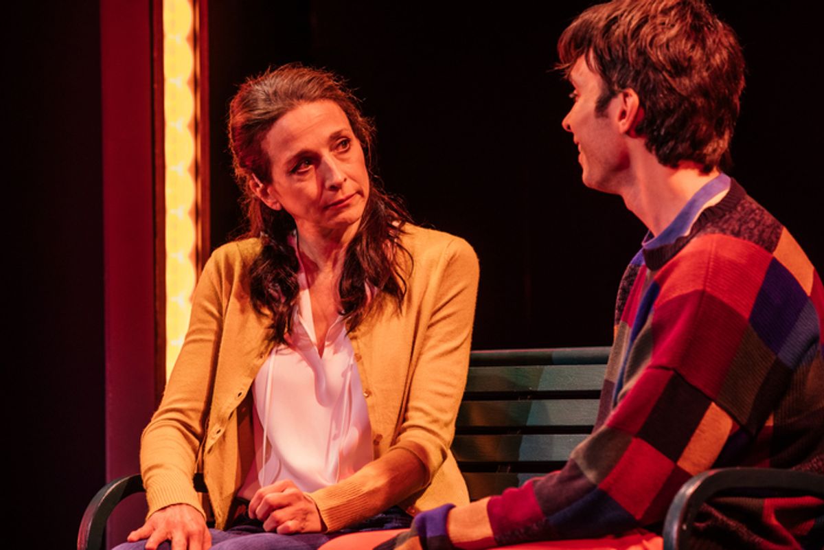 Marin Hinkle and Jake Horowitz  at 