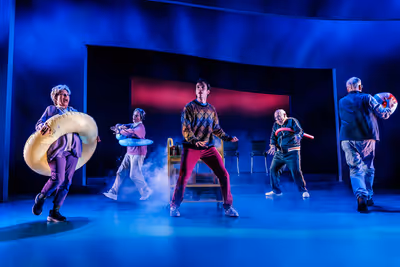Liz Larsen, Carolyn Mignini, Jake Horowitz, Lee Wilkof and Geoffrey Wad Photo