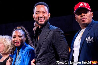 Naturi Naughton-Lewis, John Legend, Two Lewis Photo