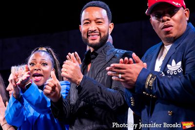 Naturi Naughton-Lewis, John Legend, Two Lewis Photo