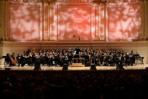 Joey Chancey, the 30-piece Hello, Dolly! orchestra, and the 75-voice Hello, Dolly! Choir @ BroadwayWorld Joey Chancey, the 30-piece Hello, Dolly! orchestra, and the 75-voice Hello, Dolly! Ch Photo