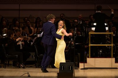 Grey Henson and Erika Henningsen in “Dancing”
 Photo