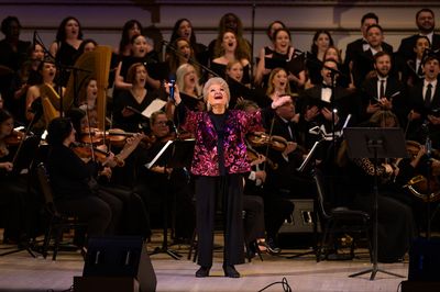 Marilyn Maye sings “Before the Parade Passes By”
 Photo