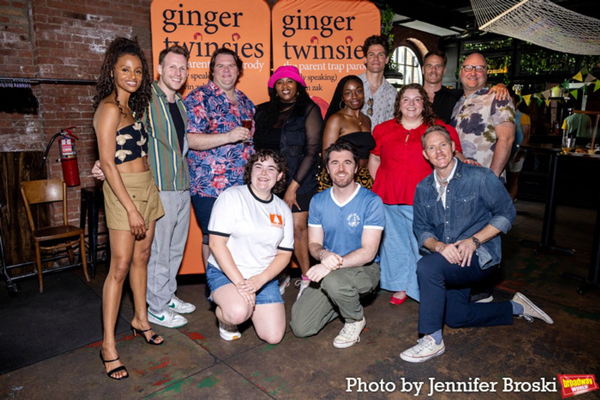 Kevin Zak and the cast of GINGER TWINSIES at 