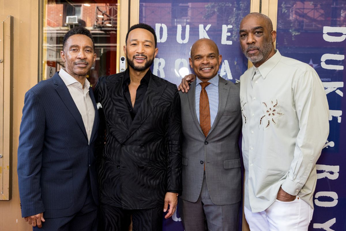Charles Randolph-Wright, John Legend, Warren Adams and Mike Jackson at 