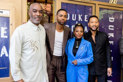Mike Jackson, Jay Ellis, Naturi Naughton-Lewis and John Legend Photo