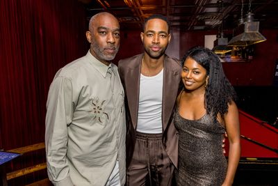 Mike Jackson, Jay Ellis and Adrienne Warren Photo