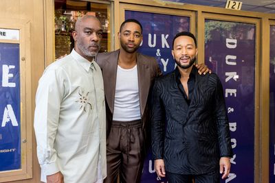 Mike Jackson, Jay Ellis and John Legend Photo